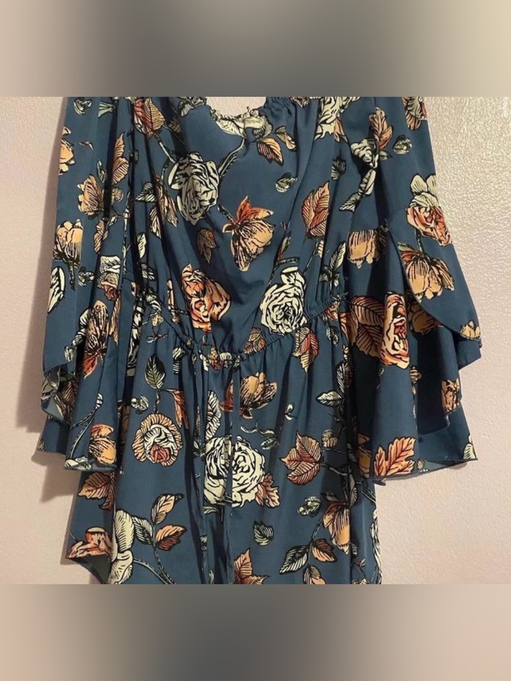Floral Off-Shoulder Women's Romper